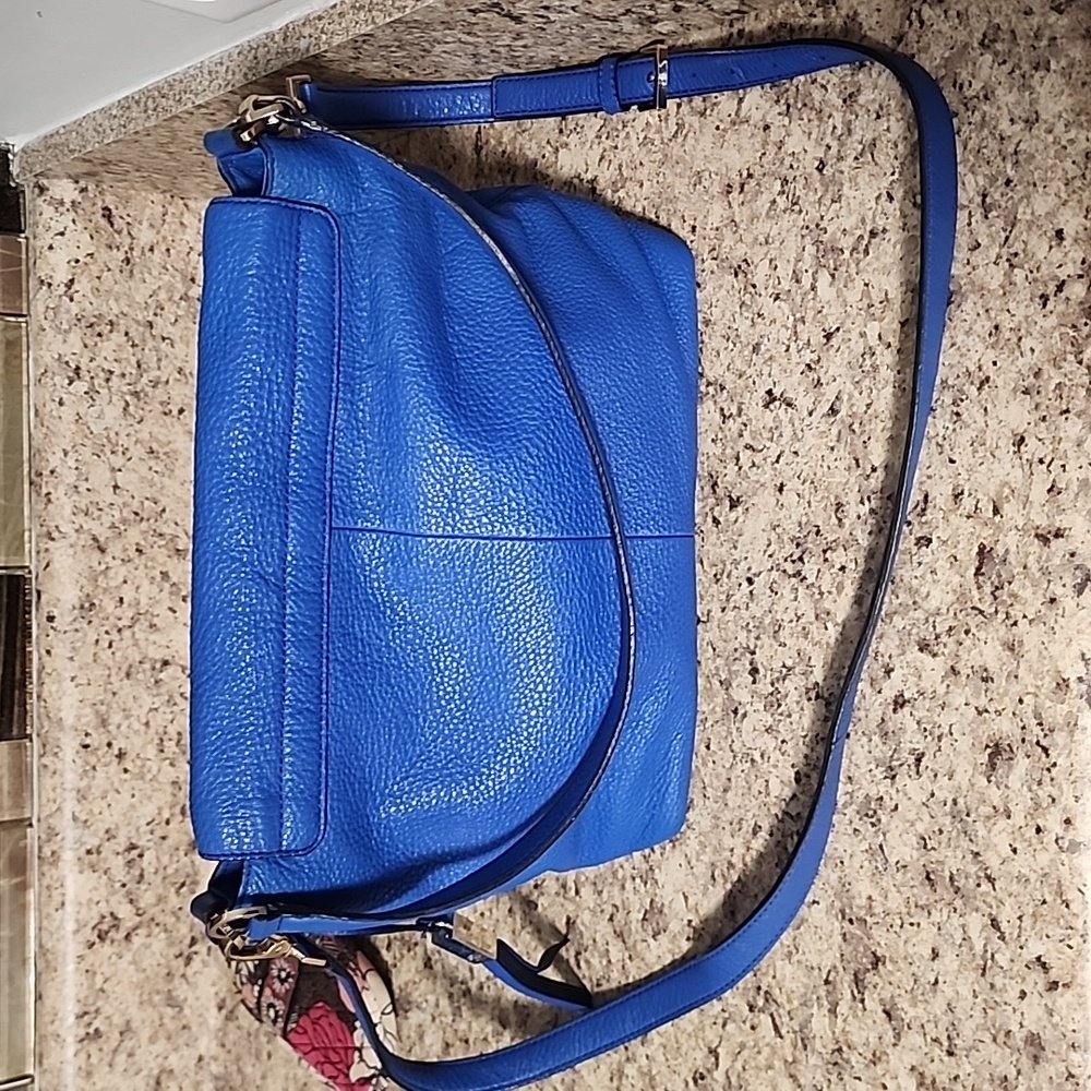 kate spade Electric Blue Leather Crossbody Bag - Picture 8 of 11